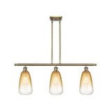 Brookhaven Almond 3 Light Stem Hung Island 14X 36 Inch Wide by Innovations - 516-3I-G480-6