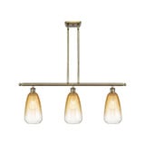 Brookhaven Almond 3 Light Stem Hung Island 14X 36 Inch Wide by Innovations - 516-3I-G480-6