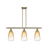 Brookhaven Almond 3 Light Stem Hung Island 14X 36 Inch Wide by Innovations - 516-3I-G480-6