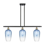 Brookhaven Flute 3 Light Stem Hung Island 16 Inch X 36 Inch by Innovations - 516-3I-G484-7