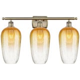 Brookhaven Flute 3 Light Bath Vanity 16 Inch X 27 Inch by Innovations - 516-3W-G484-7