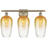 Brookhaven Flute 3 Light Bath Vanity 16 Inch X 27 Inch by Innovations - 516-3W-G484-7