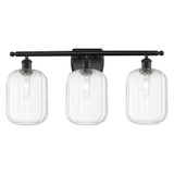 Preston 3 Light Jar Bath Vanity 12.75 Inch X 26.75 Inch by Innovations - 516-3W-G460-7