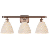 Bristol Natural 3 Light Bath Vanity 10.5 Inch X 27.5 Inch by Innovations - 516-3W-NBD-75