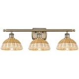 Bristol Natural II 3 Light Bath Vanity 7.75X 27.5 Inch Wide by Innovations - 516-3W-NBD2-75