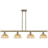 Bristol Natural II 4 Light Stem Hung Island 8.5 X 48 Inch by Innovations - 516-4I-NBD2-9