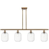 Preston 4 Light Stem Hung Island 12.25 Inch and 48 Inch Wide by Innovations - 516-4I-G460-7
