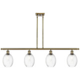 Preston 4 Light Stem Hung Island 11.25 Inch and 48 Inch Wide by Innovations - 516-4I-G459-6