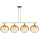 Brookhaven Sphere 4 Light Stem Hung Island 48.75 Inch Wide by Innovations - 516-4I-G481-10
