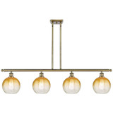 Brookhaven Globe 4 Light Stem Hung Island 10.63 X 48 Inch by Innovations - 516-4I-G483-8