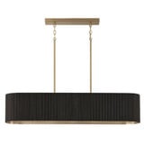 Donovan 5 Light Linear Chandelier 9 Inch Tall X 44.25 Inch Wide by Capital - 850751