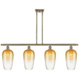 Brookhaven Flute 4 Light Stem Hung Island 15.5X 48 Inch Wide by Innovations - 516-4I-G484-7