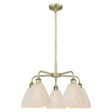 Bristol Natural 5 Light Stem Hung Chandelier 15 X 26 Inch by Innovations - 516-5CR-NBD-75