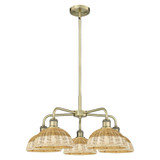 Bristol Natural II 5 Light Stem Chandelier 27.5 Inch Wide by Innovations - 516-5CR-NBD2-9