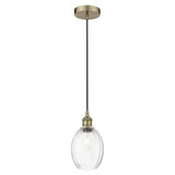 Preston 1Light Edison Cord Hung Mini Pendant 10.75 Inch Tall by Innovations - 616-1P-G459-6