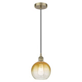 Brookhaven Globe 1 Light Edison Cord Hung Mini Pendant by Innovations - 616-1P-G483-8