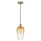 Brookhaven Flute 1 Light Edison Cord Mini Pendant 15 Inch by Innovations - 616-1P-G484-7