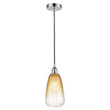 Brookhaven Almond 1 Light Edison Cord Mini Pendant 13 Inch by Innovations - 616-1P-G480-6