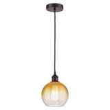 Brookhaven Globe 1 Light Edison Cord Hung Mini Pendant by Innovations - 616-1P-G483-8
