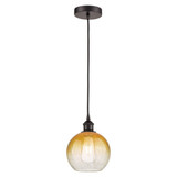Brookhaven Globe 1 Light Edison Cord Hung Mini Pendant by Innovations - 616-1P-G483-8