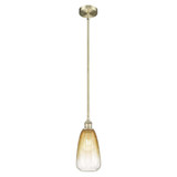 Brookhaven Almond 1 Light Edison Stem Hung Mini Pendant by Innovations - 616-1S-G480-6