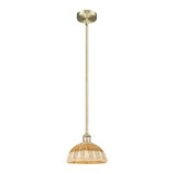 Bristol Natural II 1 Light Stem Hung Mini Pendant 11 Inch by Innovations - 616-1S-NBD2-9