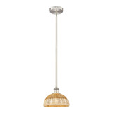 Bristol Natural II 1 Light Stem Hung Mini Pendant 11 Inch by Innovations - 616-1S-NBD2-9