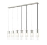 Alton 7 Light Linear Chandelier 14.25 x 4.75 Inches Wide by Z-Lite - 824P-7L