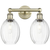 Preston 2 Light Bulb Shade Bath Vanity 13 Inch X 15.25 Inch by Innovations - 616-2W-G459-6