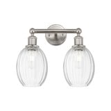 Preston 2 Light Bulb Shade Bath Vanity 13 Inch X 15.25 Inch by Innovations - 616-2W-G459-6