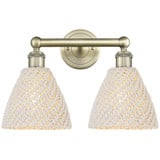 Bristol Natural 2 Light Bath Vanity 11.75 Inch X 16.5 Inch by Innovations - 616-2W-NBD-75