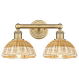Bristol Natural II 2 Light Bath Vanity 12 Inch X 17 Inch by Innovations - 616-2W-NBD2-75