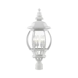 Frontenac 4 Light Outdoor Post Top Lantern 11.5 x 27.5 Inches by Livex - 7703