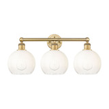 Brookhaven Globe 3 Light Bath Vanity 12 Inch X 26 Inch by Innovations - 616-3W-G483-8