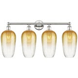 Brookhaven Flute 4 Light Bath Vanity 17.25 Inch X 34 Inch by Innovations - 616-4W-G484-7