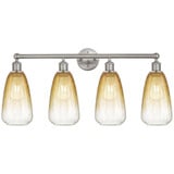 Brookhaven Almond 4 Light Bath Vanity 15.25 Inch X 33 Inch by Innovations - 616-4W-G480-6