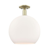 Athens 1 Light Semi Flush Mount 18.13 Inch X 13.75 Inch by Innovations - 716-1C-G12-14