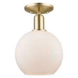 Athens 1 Light Semi Flush Mount 11.5 Inch Tall X 8 Inch Wide by Innovations - 716-1C-G12-8