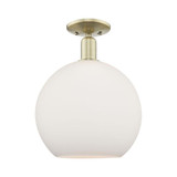 Athens 1 Light Semi Flush Mount 15.13 Inch X 11.75 Inch by Innovations - 716-1C-G12-12