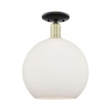 Athens 1 Light Semi Flush Mount 15.13 Inch X 11.75 Inch by Innovations - 716-1C-G12-12