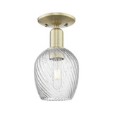 Salina 1 Light Semi Flush Mount 10.88 Inch X 5.75 Inch by Innovations - 716-1C-G292