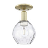 Waverly 1 Light Semi Flush Mount 10 Inch Tall X 6 Inch Wide by Innovations - 716-1C-G362