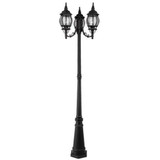 Frontec 3 Light Outdoor Post Light 24 Inch wide by 84 Inch high by Livex  - 7710