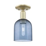 Bella 1 Light Semi Flush Mount 11 Inch Tall X 5.5 Inch Wide by Innovations - 716-1C-G558-6
