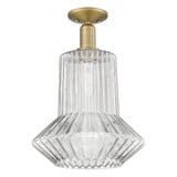 Springwater 1 Light Semi Flush Mount 16.5 Inch X 12 Inch by Innovations - 716-1C-G212