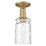 Candor 1 Light Semi Flush Mount 11.5 Inch and 4.88 Inch Wide by Innovations - 716-1C-G352
