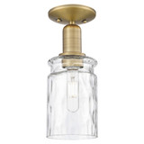 Candor 1 Light Semi Flush Mount 11.5 Inch and 4.88 Inch Wide by Innovations - 716-1C-G352