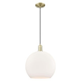 Athens 1 Light Cord Hung Mini Pendant 17.45X 13.75 Inch Wide by Innovations - 716-1P-G12-14