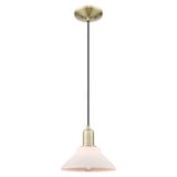 Orwell 1 Light Cord Hung Mini Pendant 7.83 Inch X 8.38 Inch by Innovations - 716-1P-G13