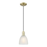 Castile 1 Light Cord Hung Mini Pendant 9.83 Inch X 6 Inch by Innovations - 716-1P-G38